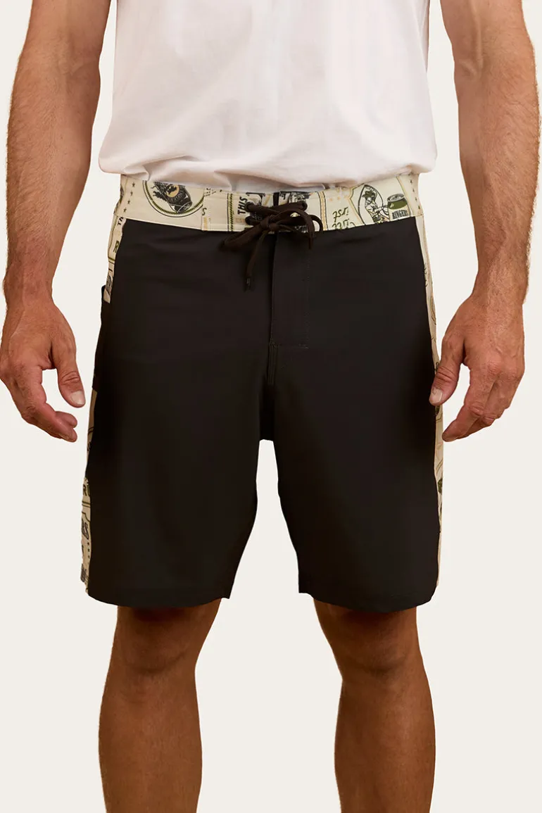 Aint My First Rumbo Mens Swim Short - Charcoal