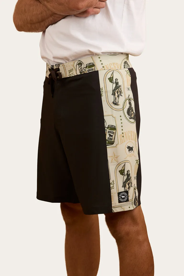 Aint My First Rumbo Mens Swim Short - Charcoal