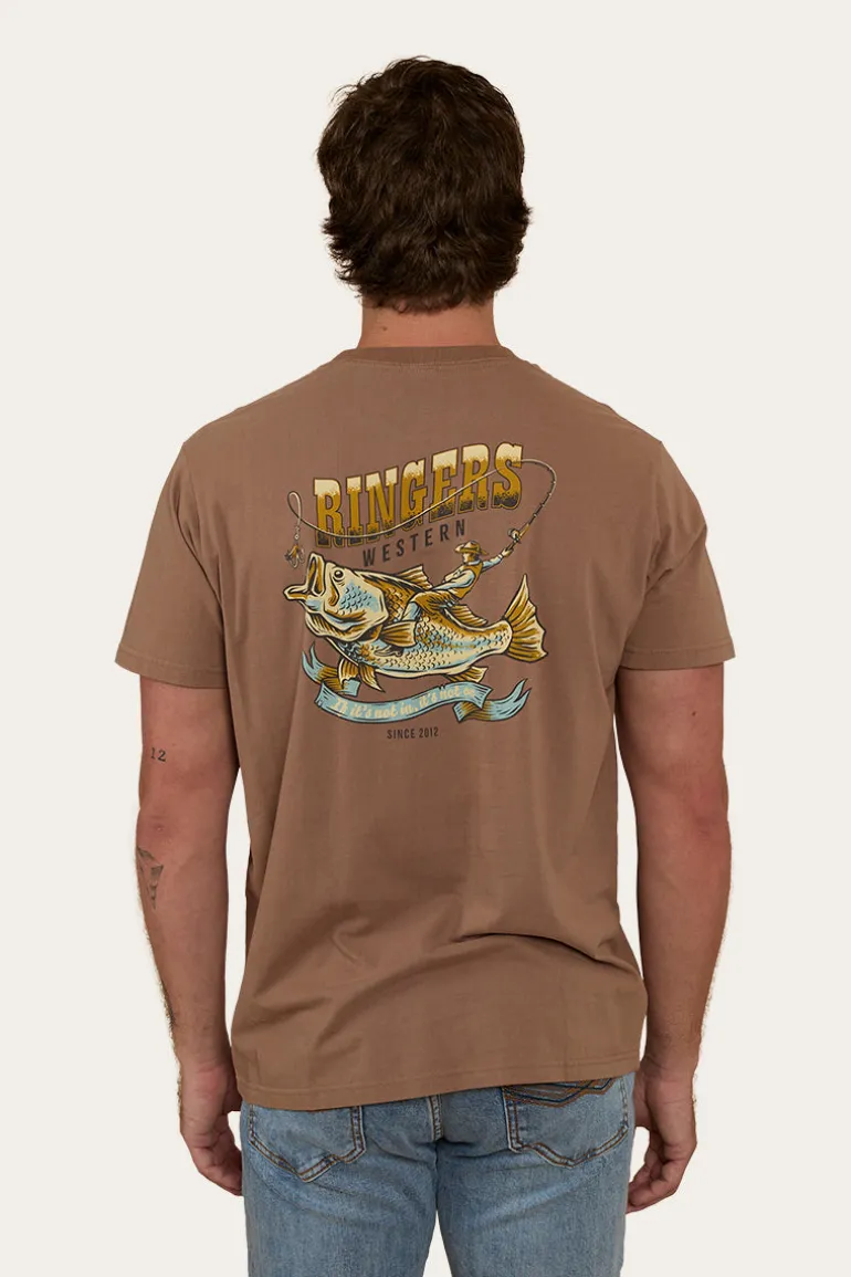 Buckin Barra Mens Loose Fit T-Shirt - Almond
