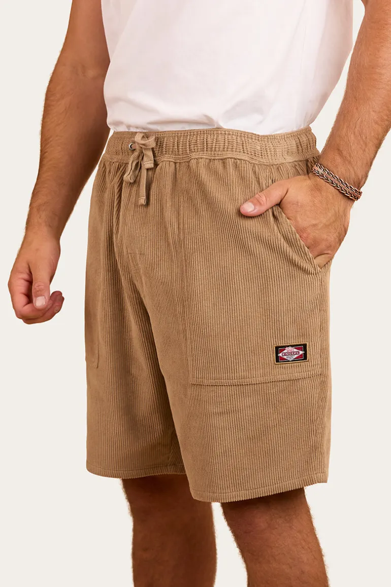 Countryside Mens Corduroy Walk Short - Dark Sand