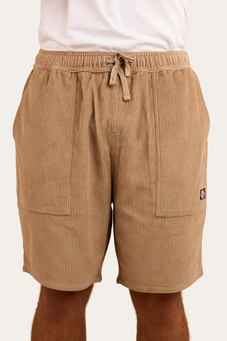 Countryside Mens Corduroy Walk Short - Dark Sand
