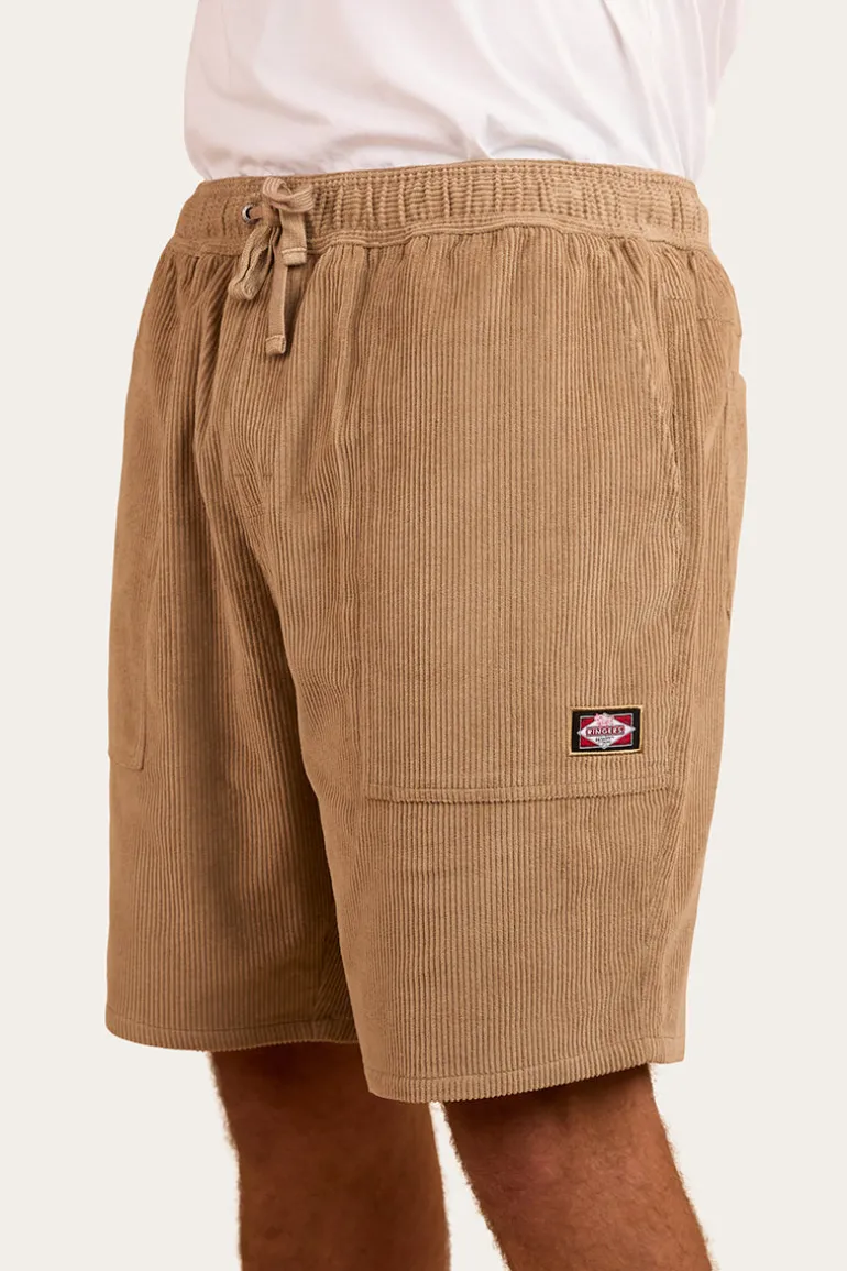 Countryside Mens Corduroy Walk Short - Dark Sand