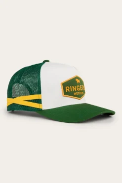 Cunningham Kids Trucker Cap - Lake Green