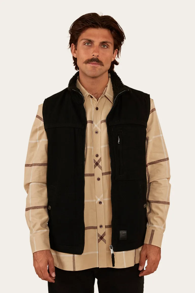 High Country Mens Vest - Black