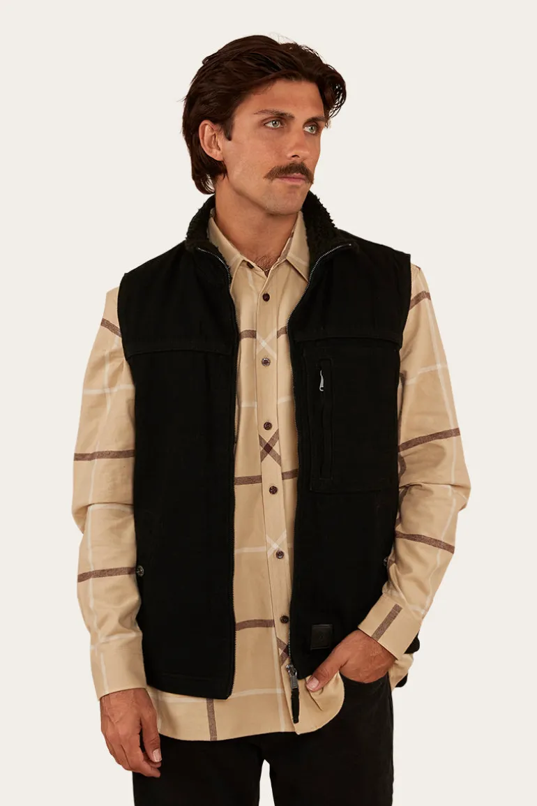 High Country Mens Vest - Black