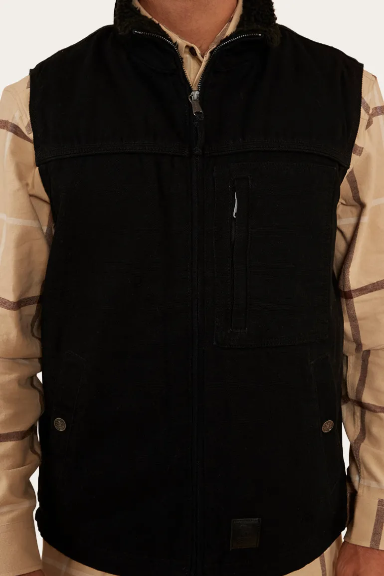 High Country Mens Vest - Black