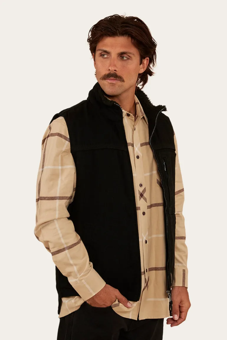 High Country Mens Vest - Black