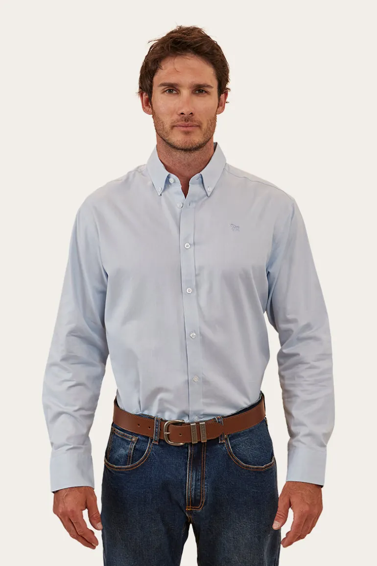 Homestead Mens Dress Shirt - Blue Chambray