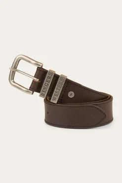 James Belt - Dark Brown / Silver