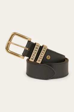 James Kids Belt - Black / Gold