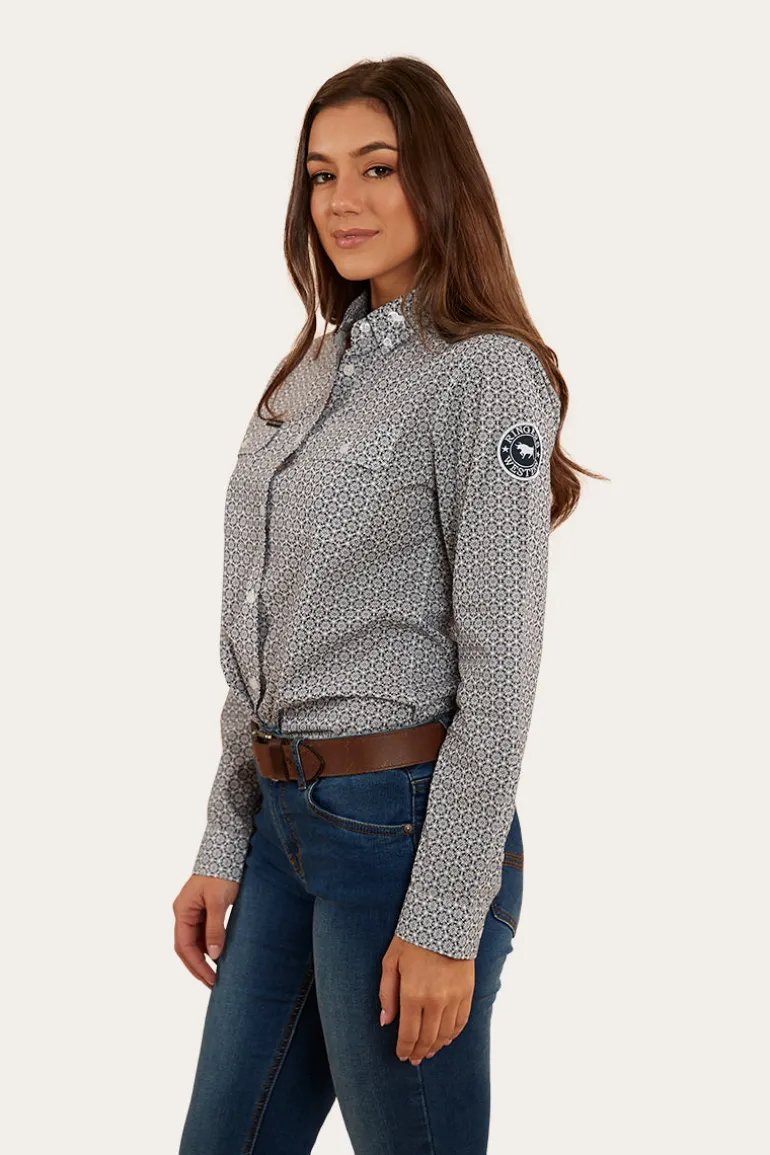 Kacey Womens Dress Shirt - Blue