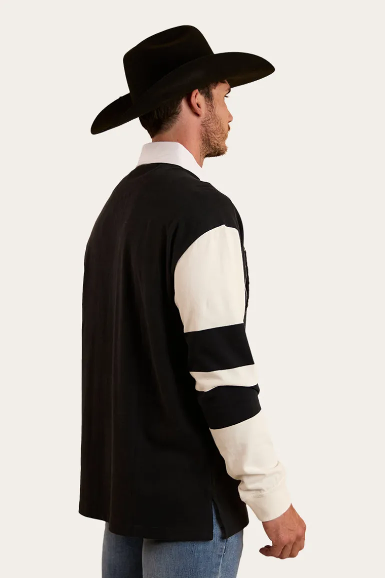 Lowden Rugby Jersey - Black / Off White