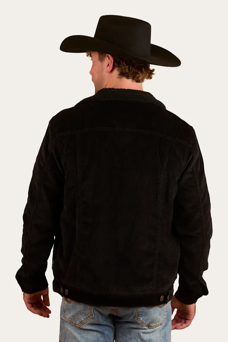 Milawa Mens Corduroy Jacket - Black