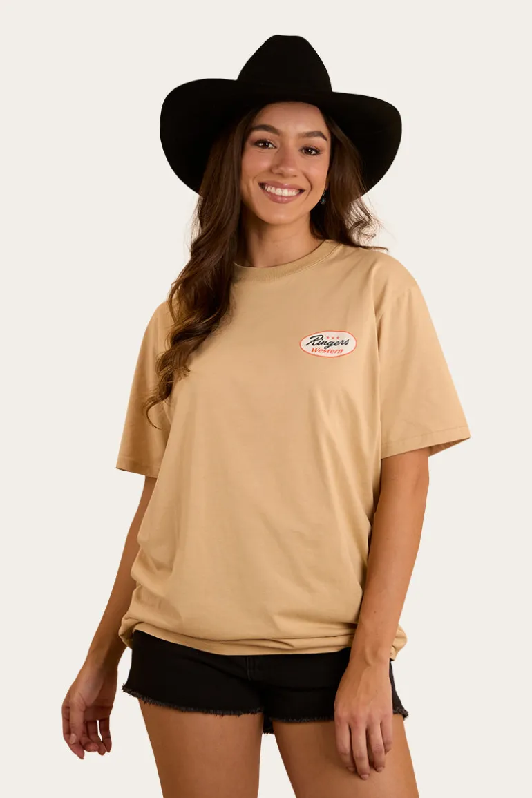 Up North Unisex T-Shirt - Dark Sand
