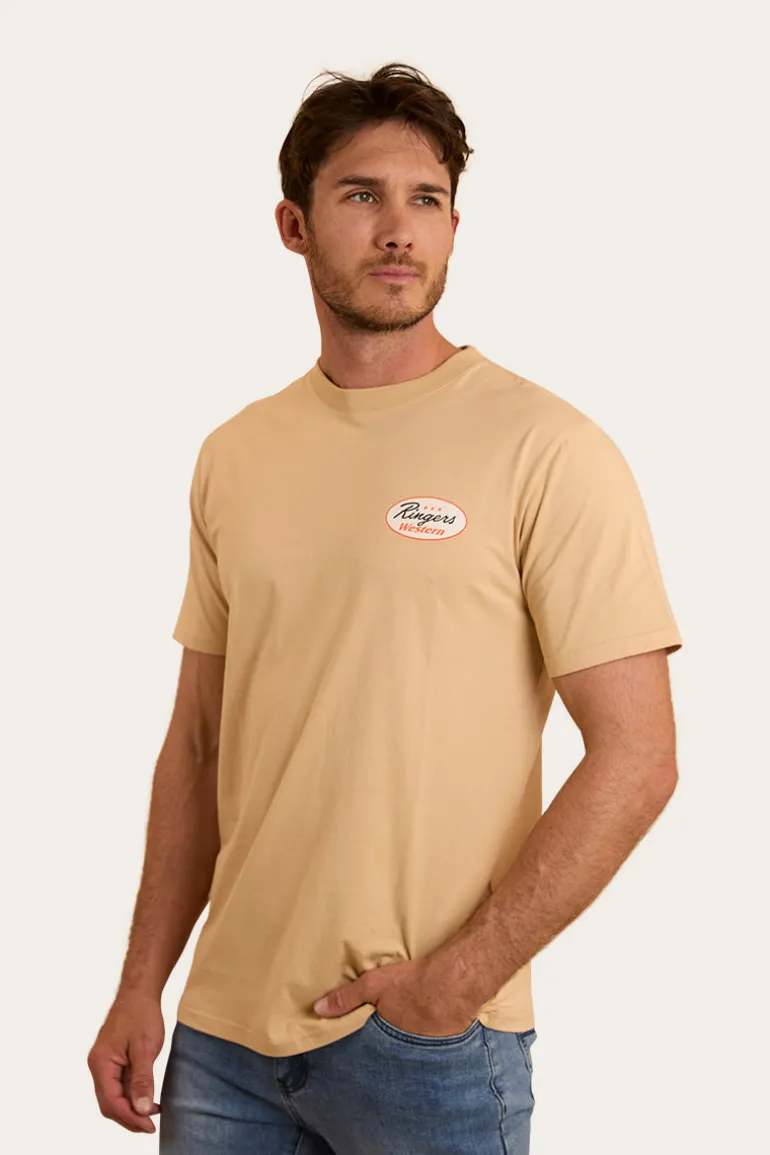 Up North Unisex T-Shirt - Dark Sand
