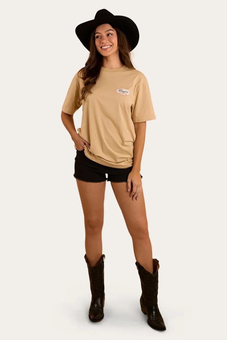 Up North Unisex T-Shirt - Dark Sand