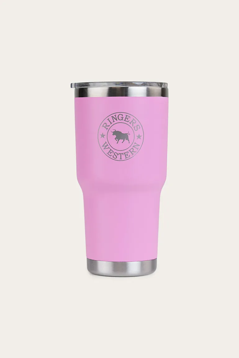 Yarra Powder Coated Insulated Tumbler - Pastel Pink