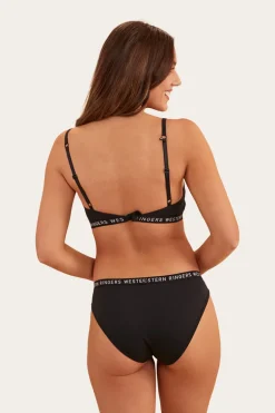 Zara Womens Hipster Brief - Black